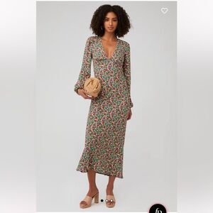 AFRM Talia Woven Maxi Dress